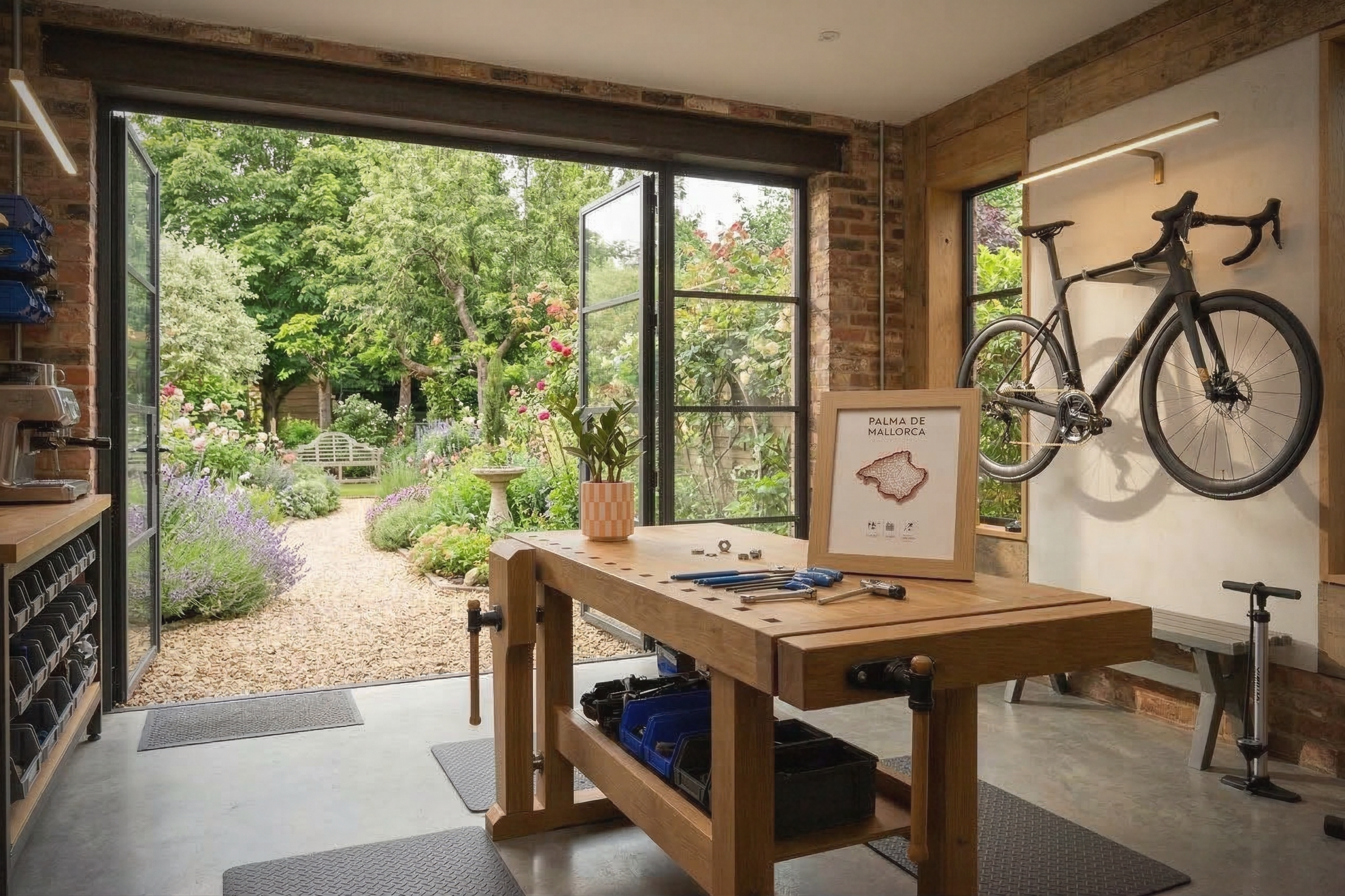 TectonicMaps workshop with 3D-printed map and bicycle